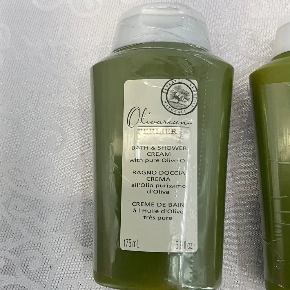 Perlier Olivarium Pure Olive Oil Bath & Shower Cream And Body Cream Set 175ml Ea